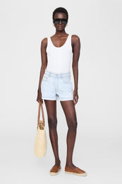 ANINE BING Paloma Espadrilles - Cognac - On Model View