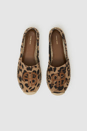 ANINE BING Paloma Espadrilles - Leopard - top view