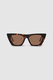 ANINE BING Paris Sunglasses - Tortoise - front view
