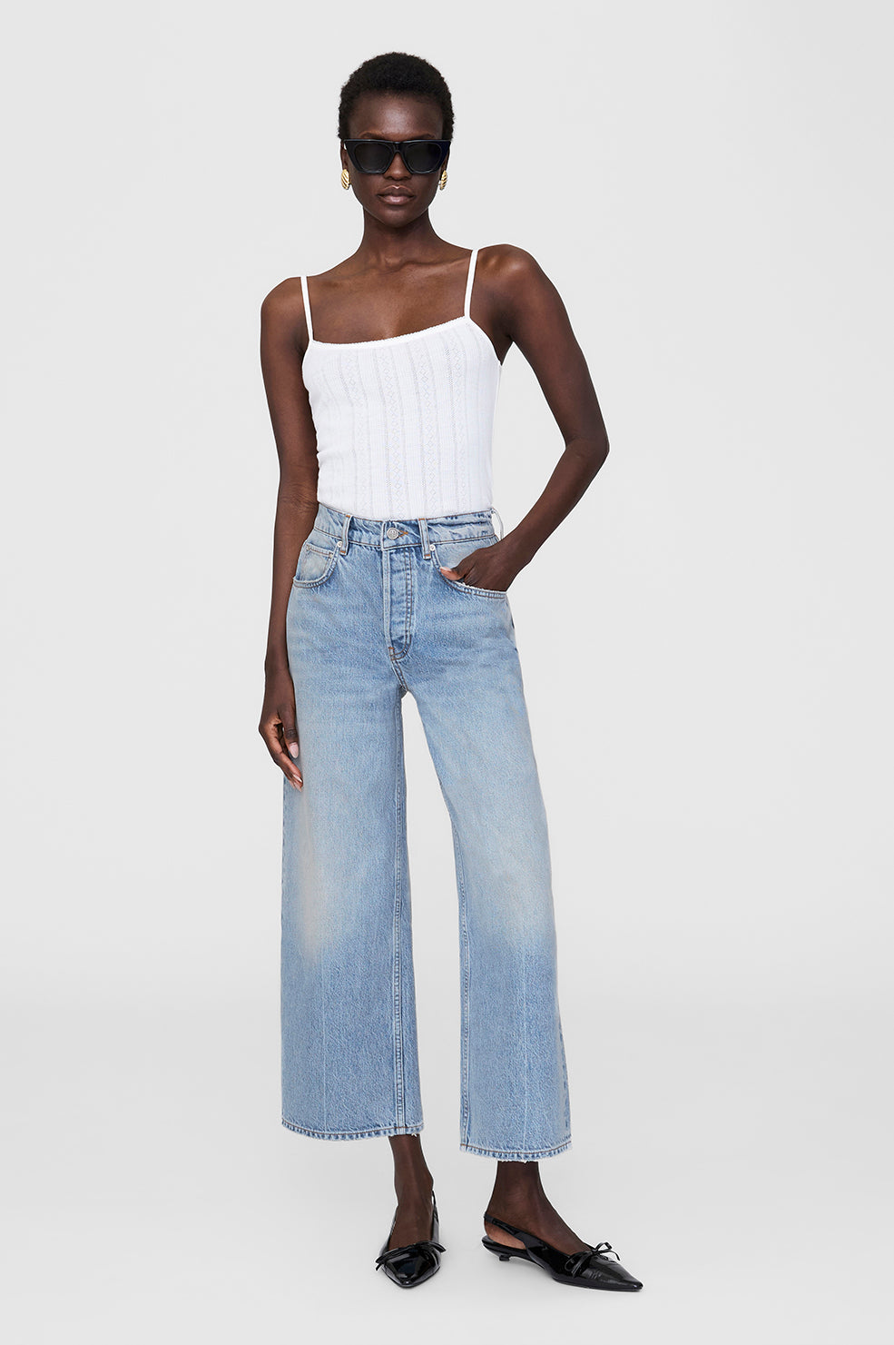 Pia Cami Tank - Off White View 1