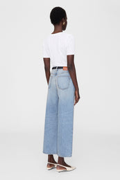 ANINE BING Pia Tee - Off White - On Model Back 