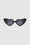 ANINE BING Pierce Sunglasses - Black - Front View