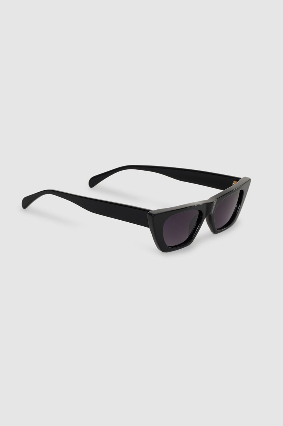 ANINE BING Pierre Sunglasses - Black - Side View 
