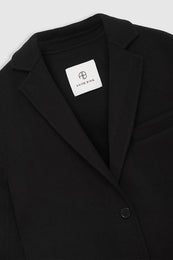 ANINE BING Quinn Blazer - Black Cashmere Blend