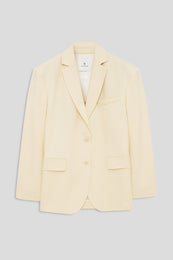 featured-img|ANINE BING Quinn Blazer - Butter Yellow - front view