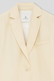 ANINE BING Quinn Blazer - Butter Yellow - detail view