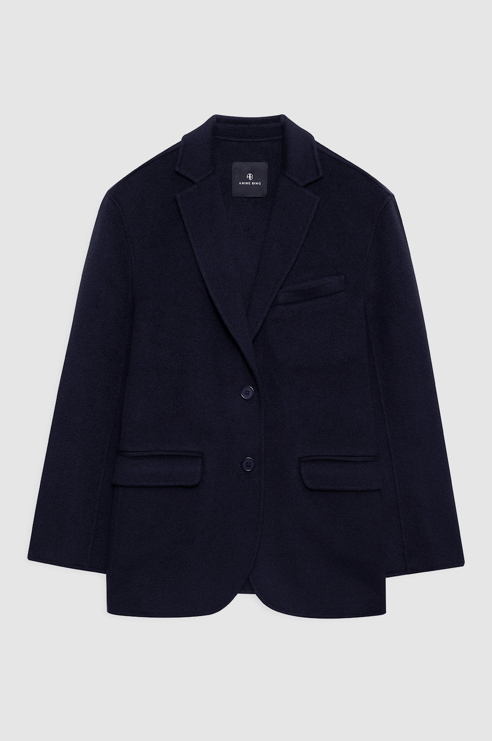 Quinn Blazer - Black Cashmere Blend View 4