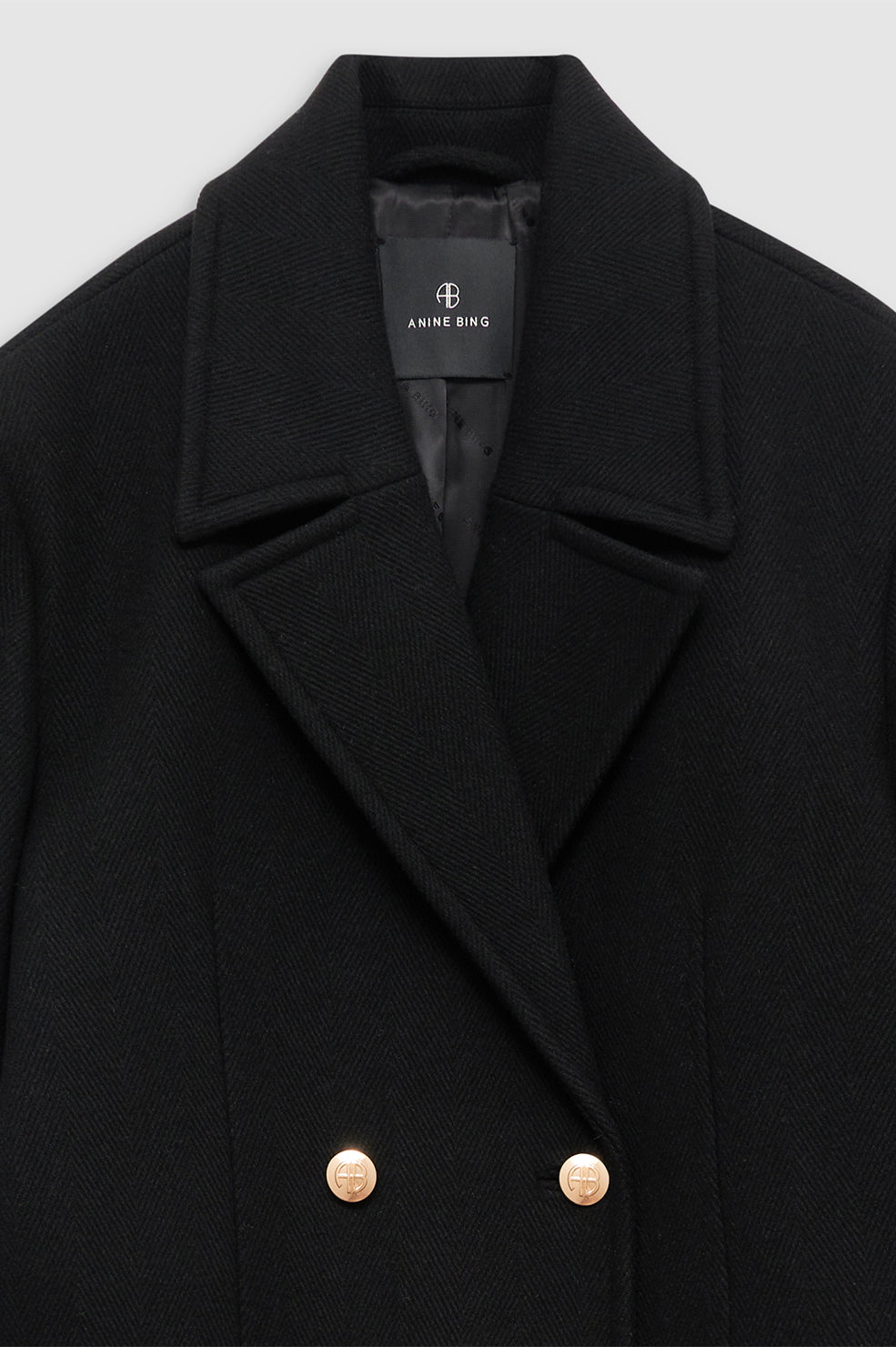 ANINE BING Raleigh Coat - Black