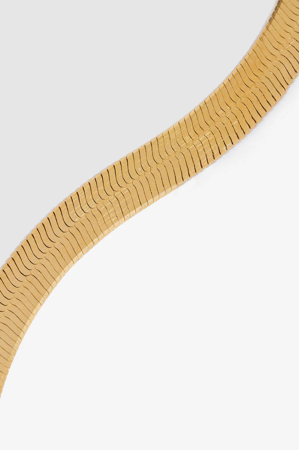Ribbon Coil Necklace - 14k Gold View 3