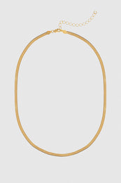 ANINE BING Ribbon Coil Necklace - Gold