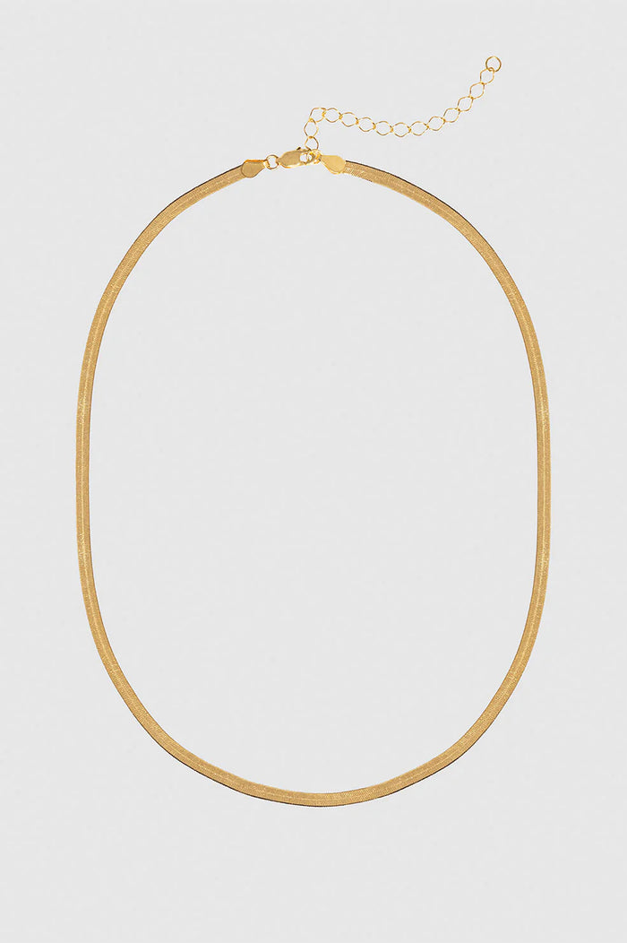 ANINE BING Ribbon Coil Necklace - Gold