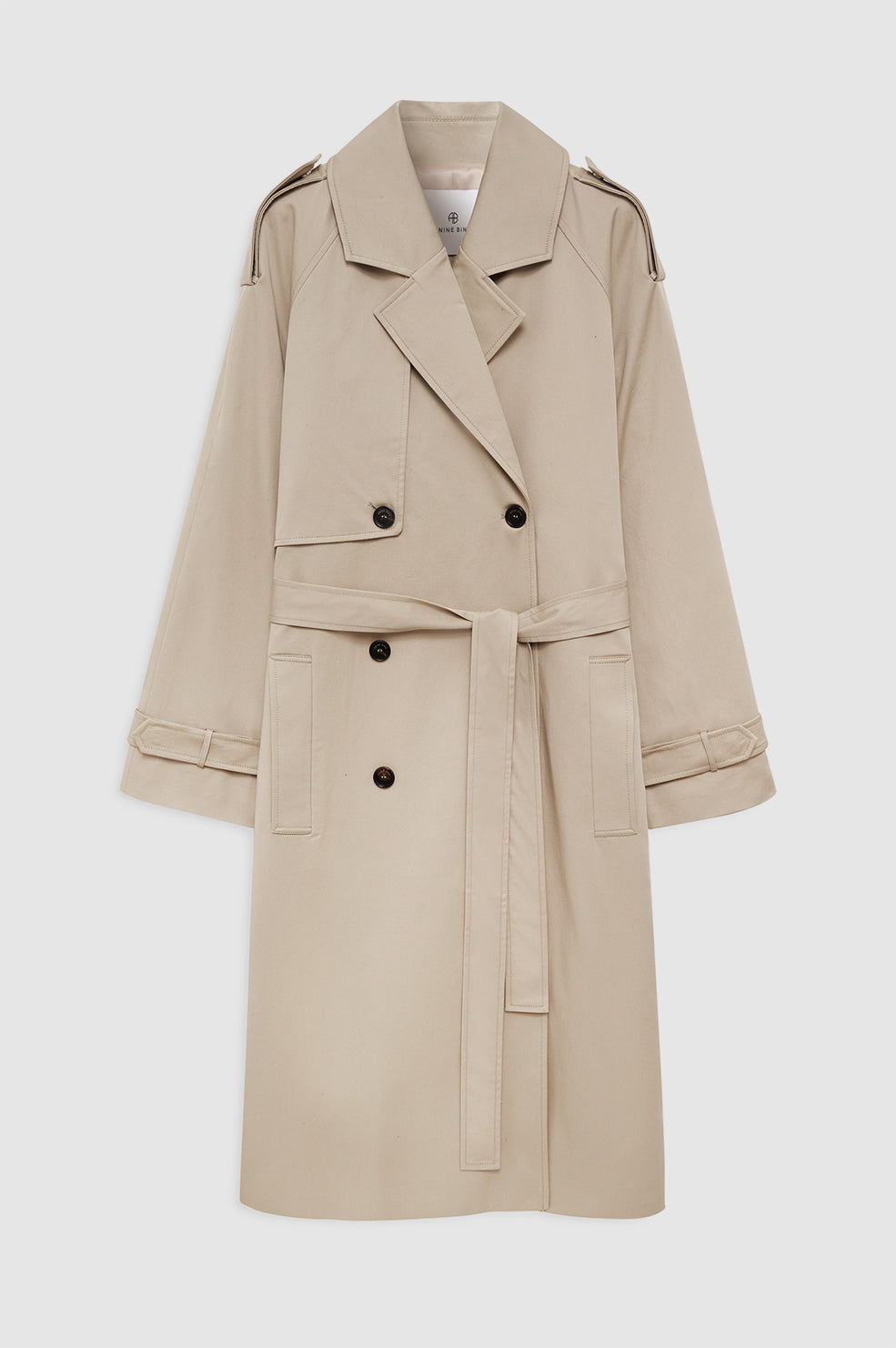 Rickie Maxi Trench - Beige View 3