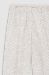 ANINE BING Roslyn Pant - Washed White Leopard - detail view