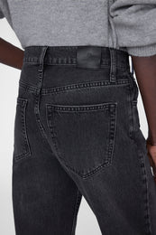 ANINE BING Roy Jean - Shadow Grey - on model back detail second image