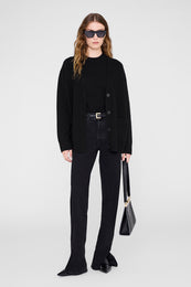 ANINE BING Roy Jean 34" - Vintage Black - on model front