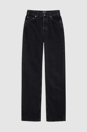 featured-img|ANINE BING Roy Jean 34" - Vintage Black - front view