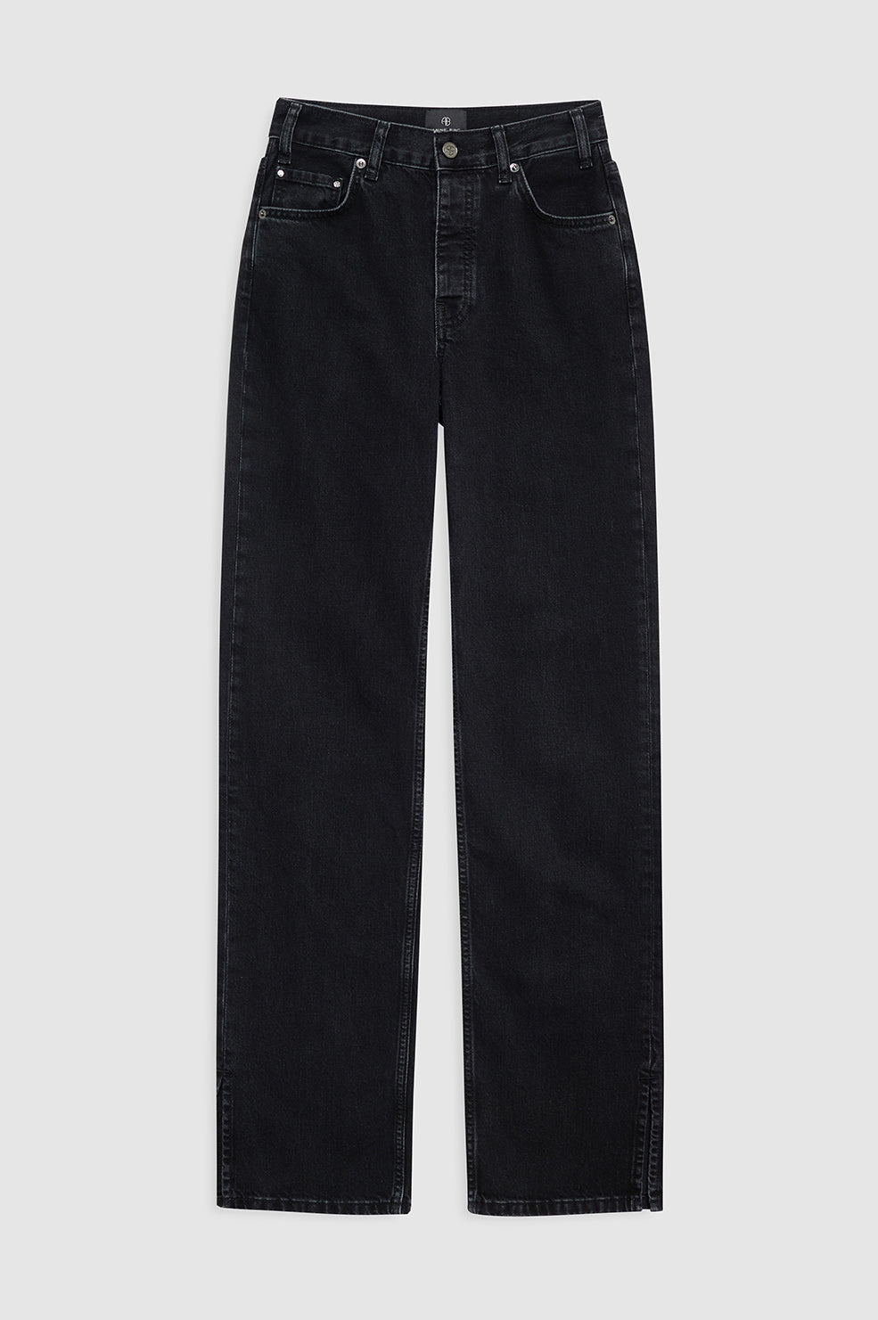 featured-img|ANINE BING Roy Jean 34" - Vintage Black - front view