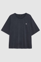 featured-img|ANINE BING Rudy Tee Empowerment - Washed Black - Front View 