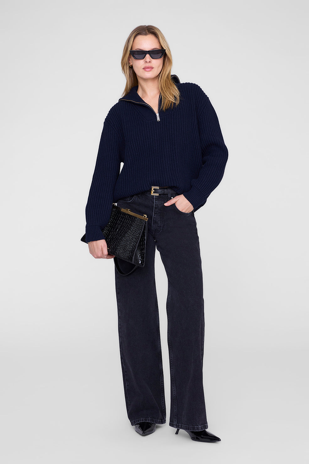 Sammy Sweater - Midnight Blue View 3