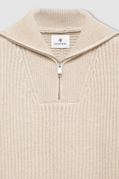 ANINE BING Sammy Sweater - Beige - detail view