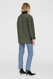 ANINE BING Sean Jacket - Army Green - On Model Back 