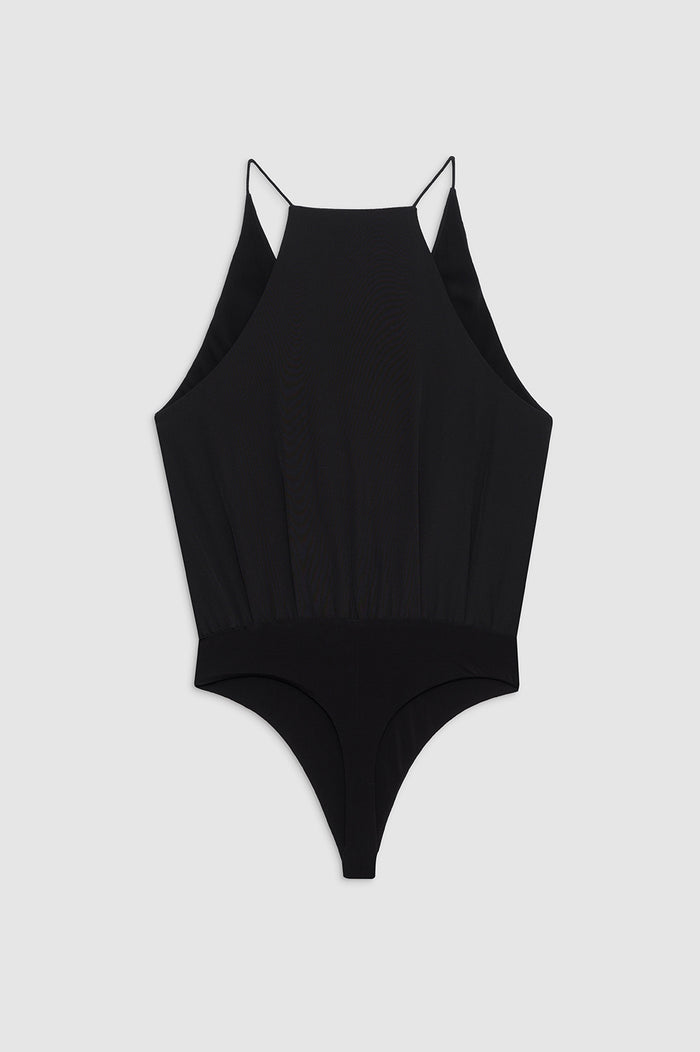 ANINE BING Shiloh Bodysuit - Black