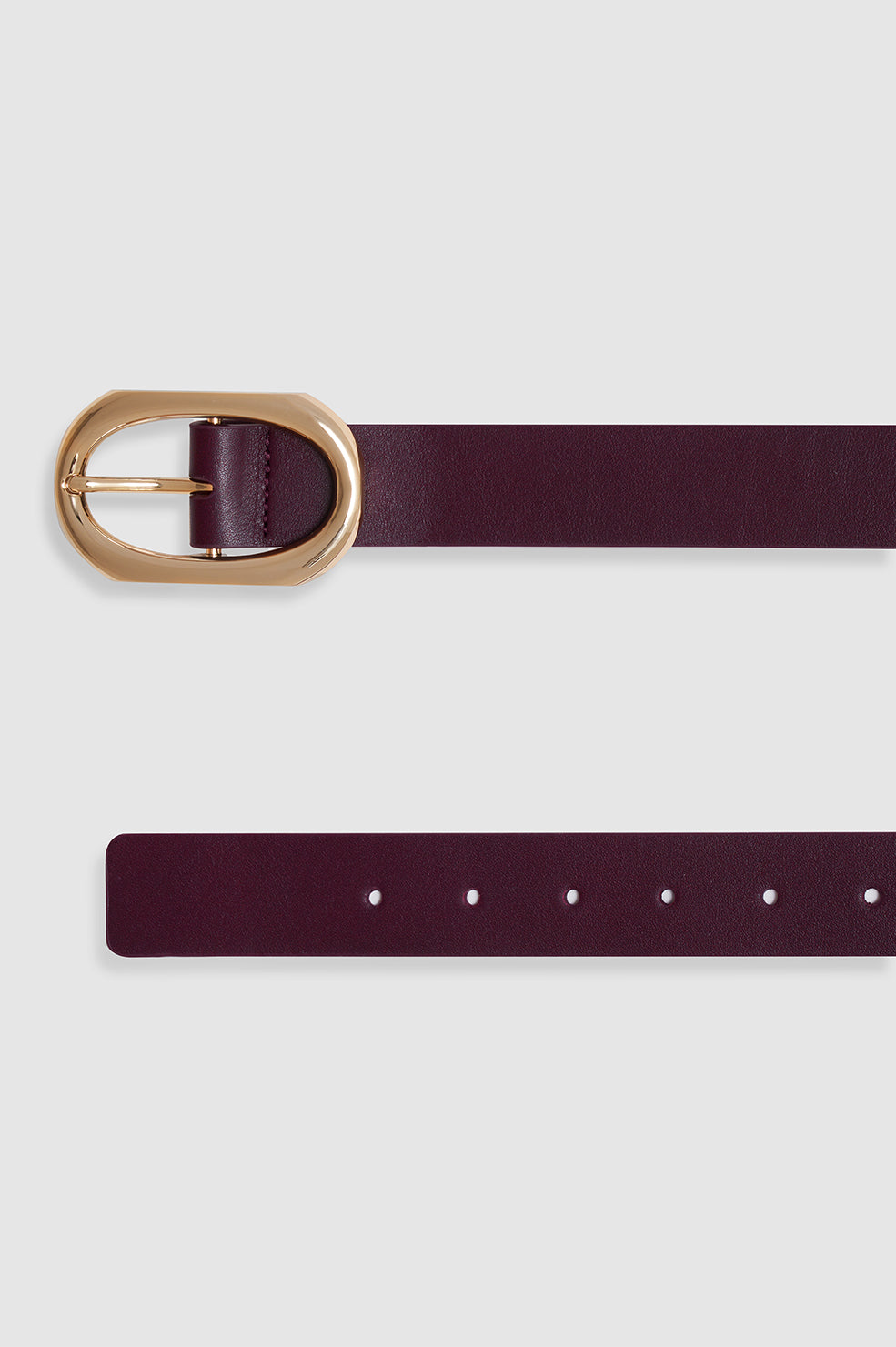 Signature Link Belt - Black With Gold View 4