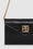 ANINE BING Small Elly Clutch - Black Embossed