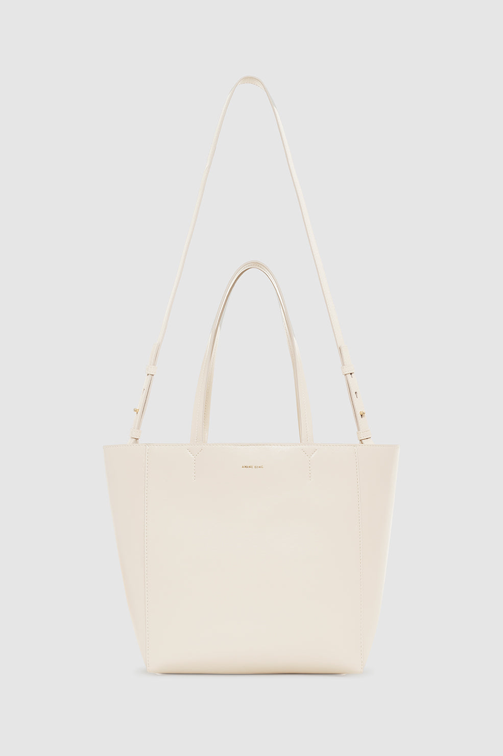 Small Elly Tote - Bone View 4