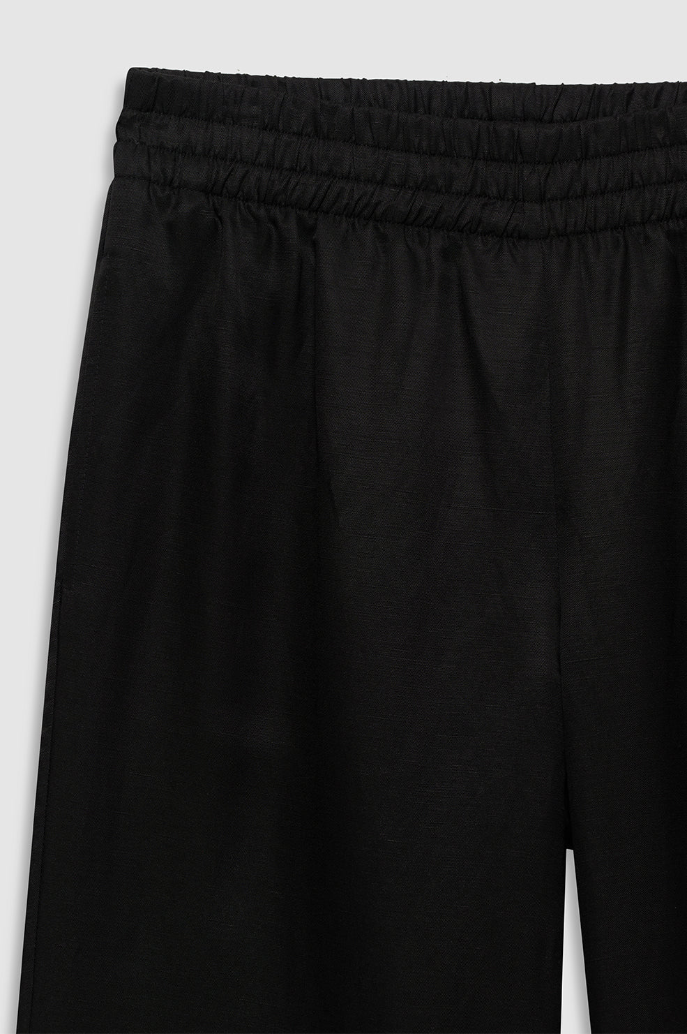 Soto Pant - Black Linen Blend View 4