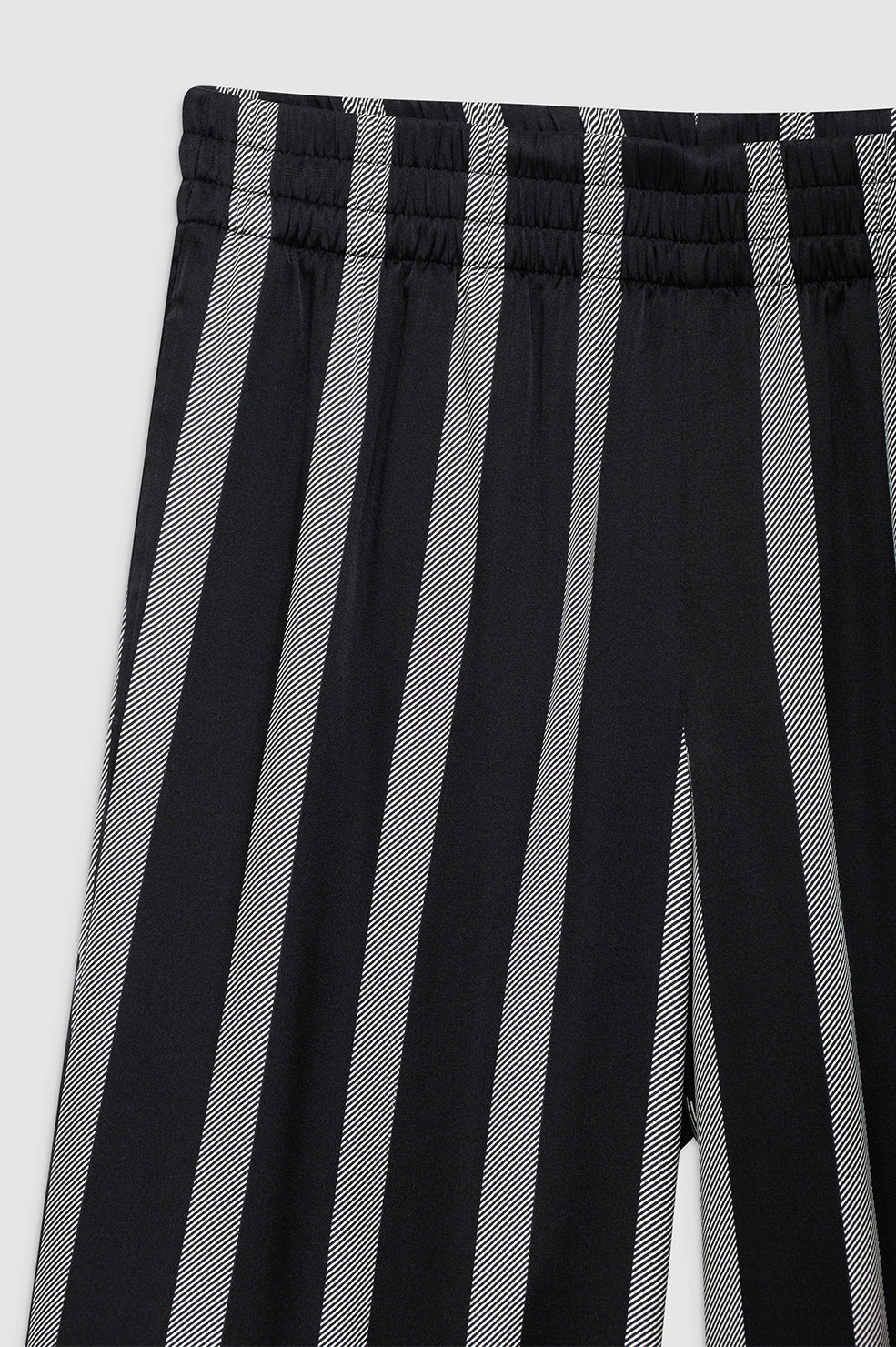 ANINE BING Soto Pant - Black Herringbone Stripe