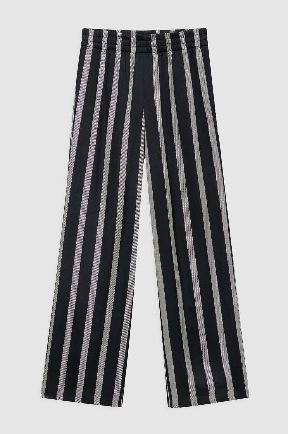 ANINE BING Soto Pant - Black Herringbone Stripe