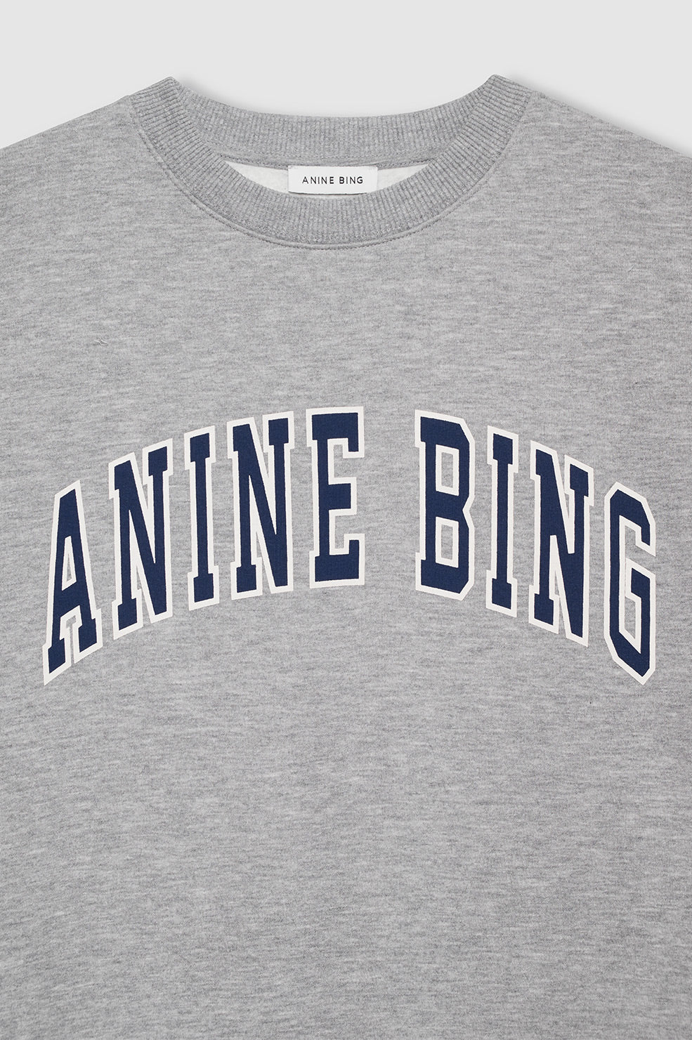 Spencer Sweatshirt Anine Bing - Medium Heather Grey View 4