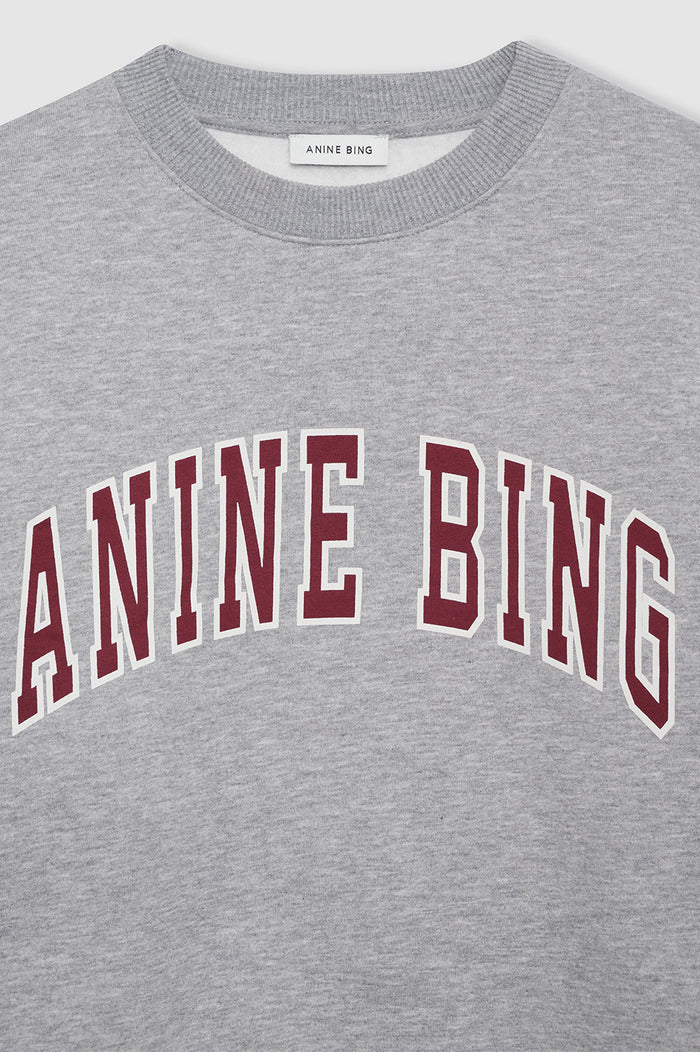 ANINE BING Spencer Sweatshirt Anine Bing - Medium Heather Grey