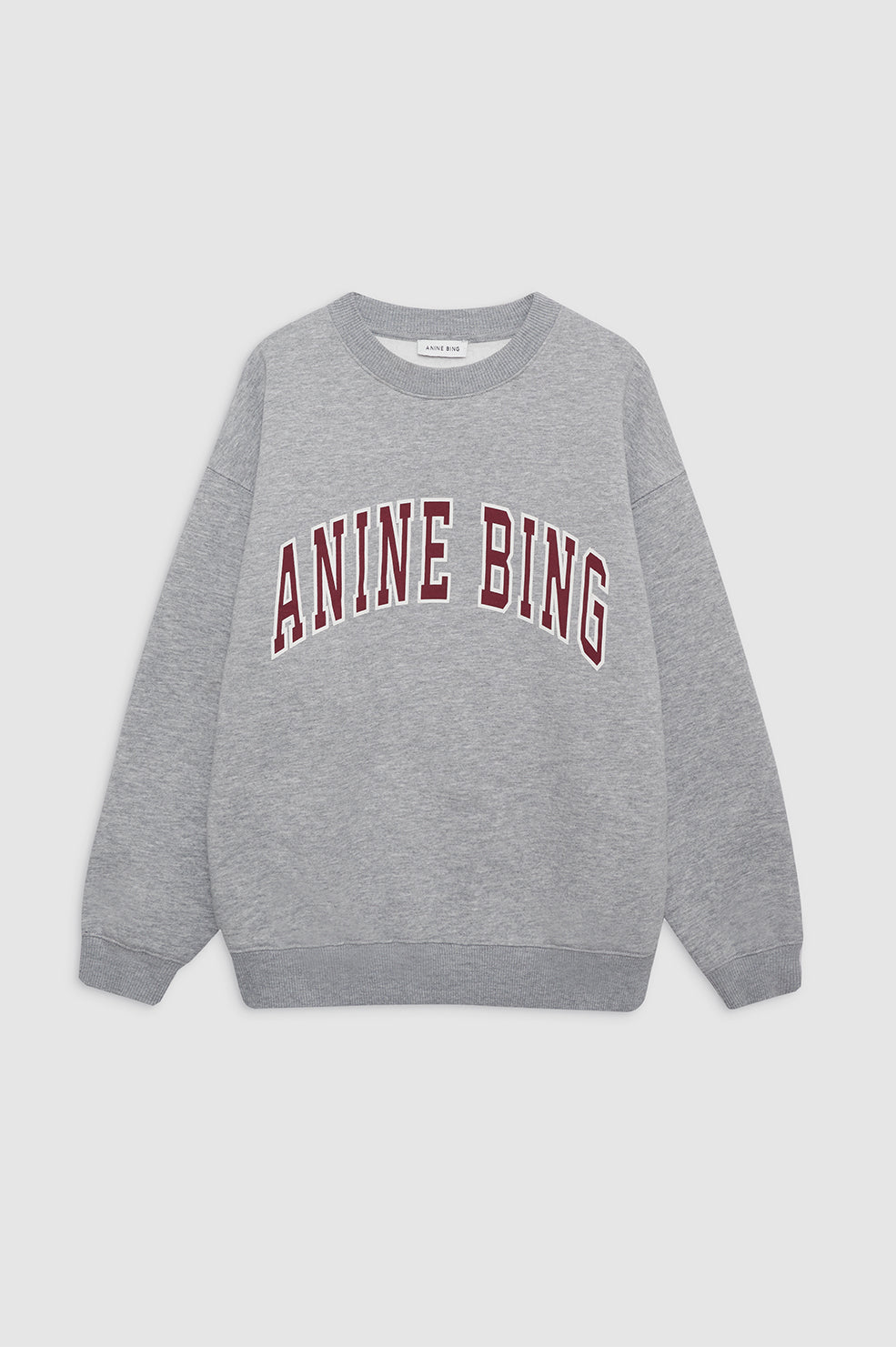 ANINE BING Spencer Sweatshirt Anine Bing - Medium Heather Grey