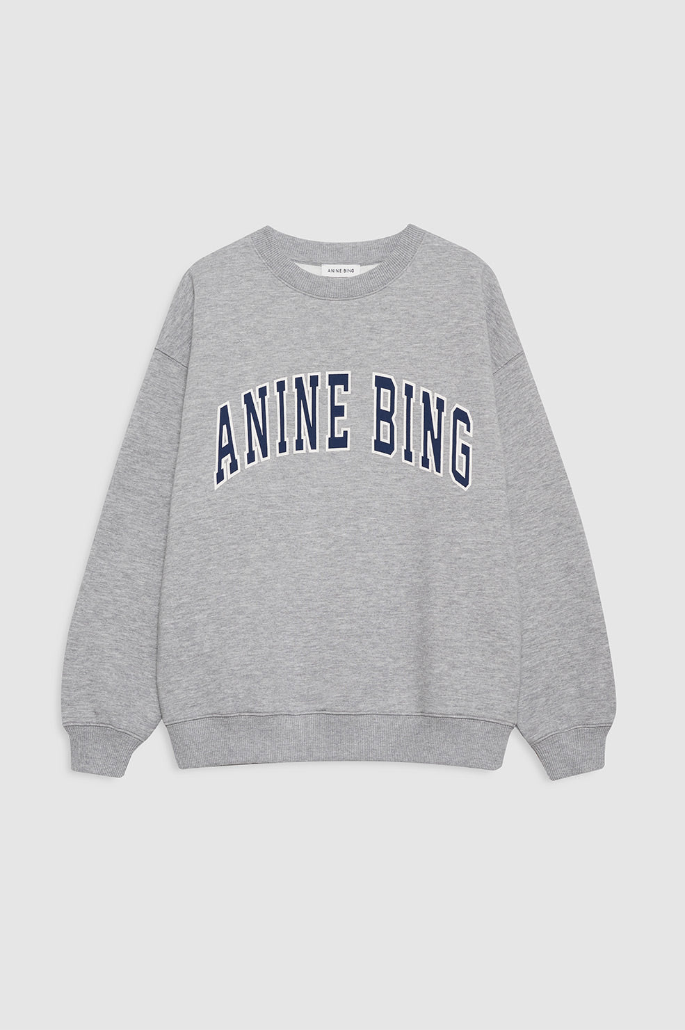 Spencer Sweatshirt Anine Bing - Medium Heather Grey View 3