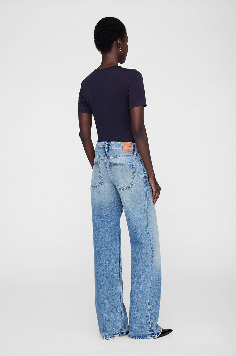 Sylvie Tee - Black And Brown Leopard View 3