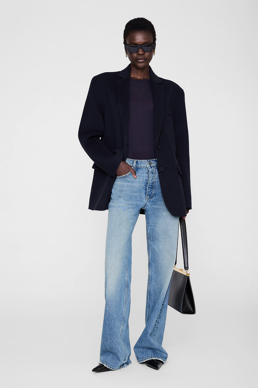 Sylvie Tee - Black And Brown Leopard View 2