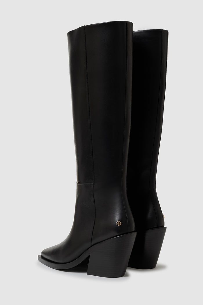 ANINE BING Tall Bekah Boots - Black