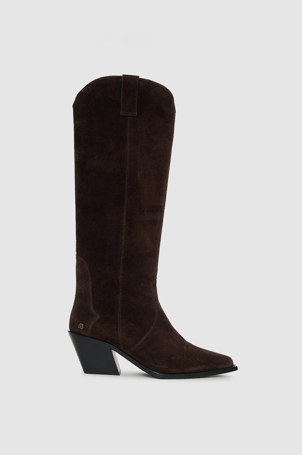 Tall Tania Boots - Dark Brown Suede