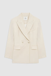 ANINE BING Tiphaine Blazer - Ecru - front view