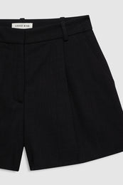 ANINE BING Trent Short - Black - Detail View 