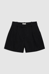 ANINE BING Trent Short - Black - Front View 