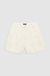 ANINE BING Trent Short - Cream - Front View 