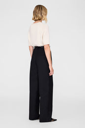 ANINE BING Trent Trouser - Black - On Model Back