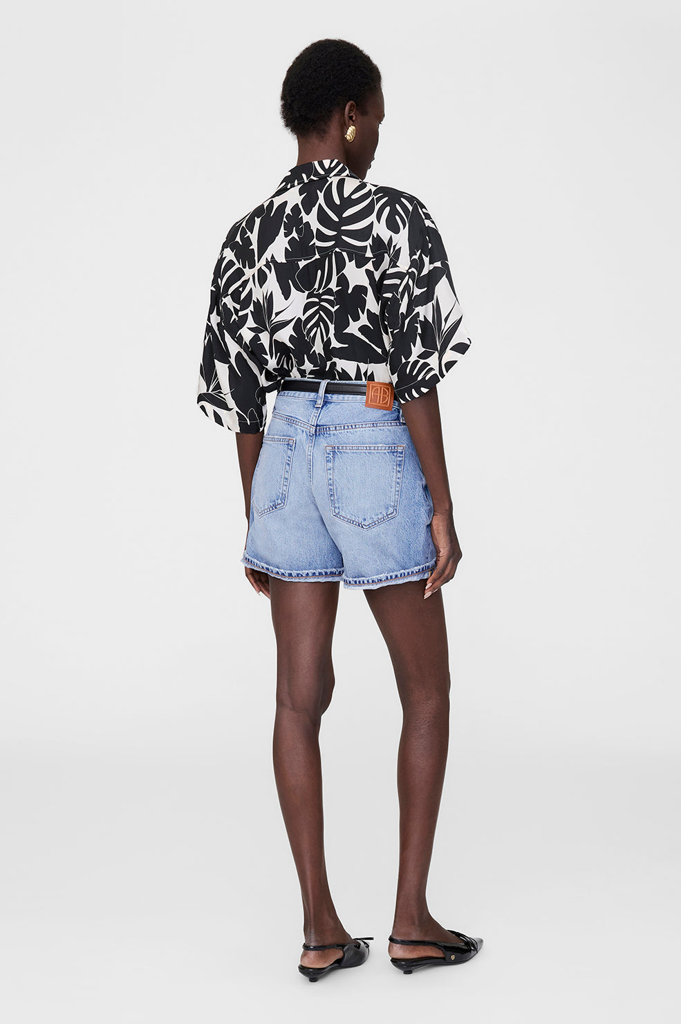 Tristan Shirt - Black Bird Of Paradise View 2