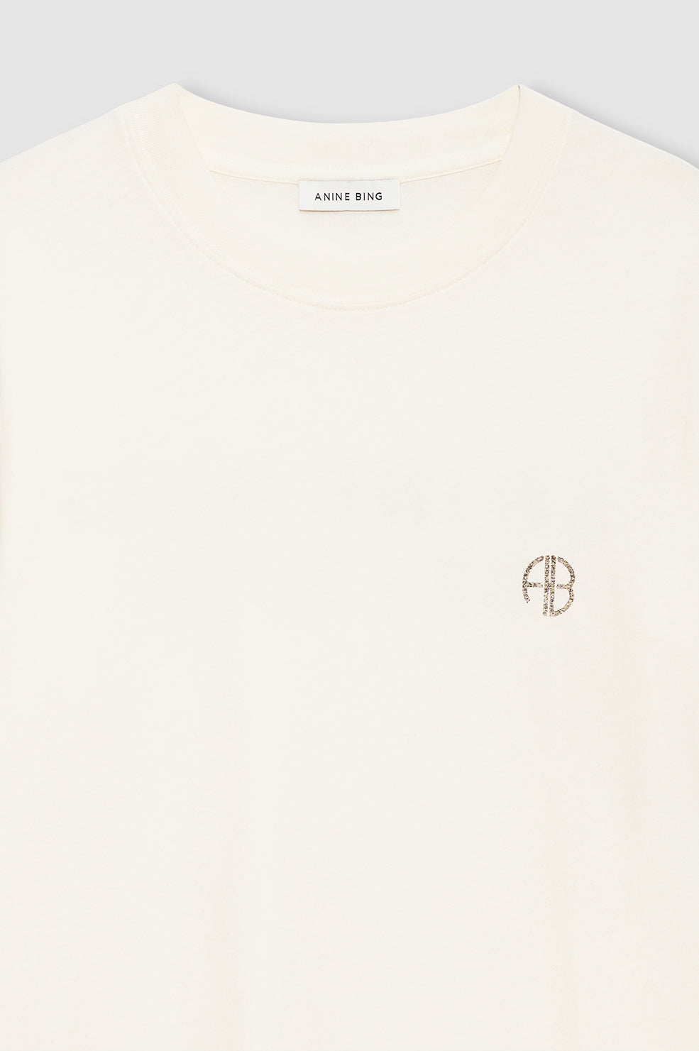 Wagner Tee Soft Stencil - Dark Grey Melange View 5