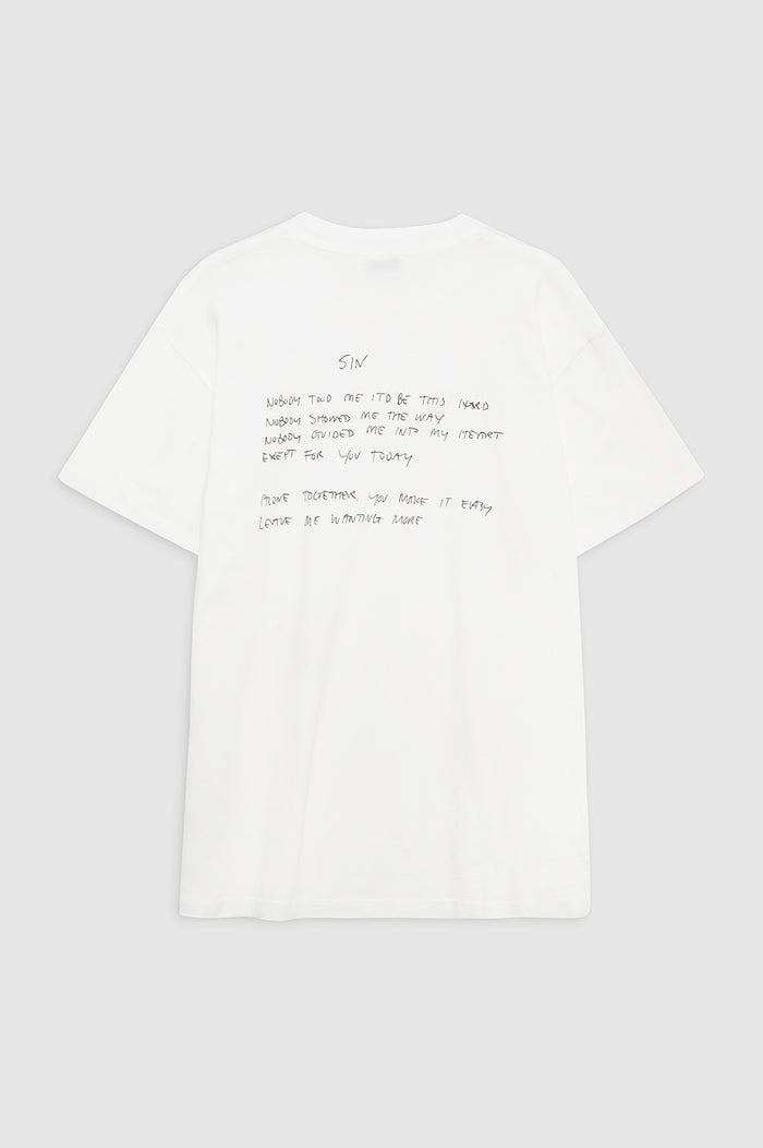 ANINE BING Walker Tee Lyrics - Ivory