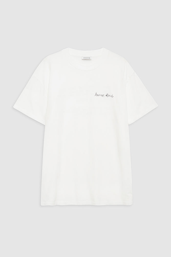 ANINE BING Walker Tee Lyrics - Ivory