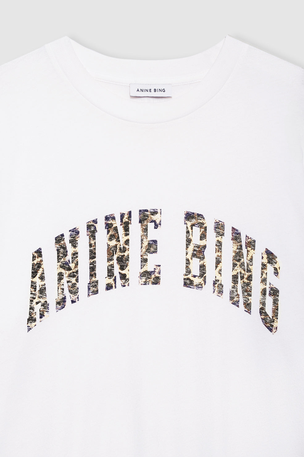 Walker Tee Anine Bing Leopard - Ivory View 4